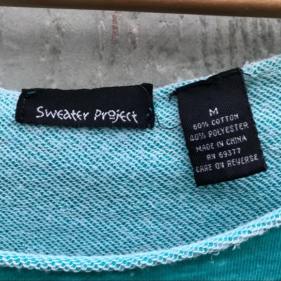 Sweater Project tribal print short sleeve sweater - Picture 4 of 5